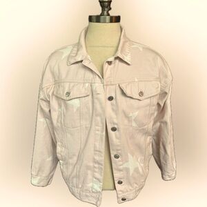 Stars Denim Jacket Peachlove CA small